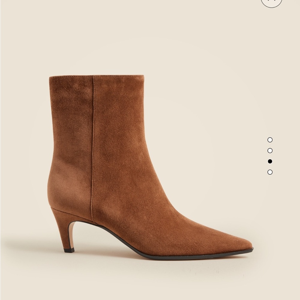 J.Crew new Stevie boots in suede